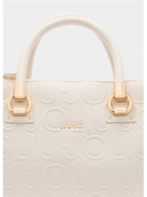 Borsa satchel media con logo LIU JO | AF5008E0538/30002